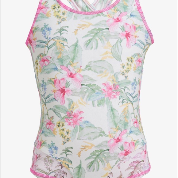 Love shack fancy Hurley flower one piece swimsuit size 4T - Picture 1 of 9